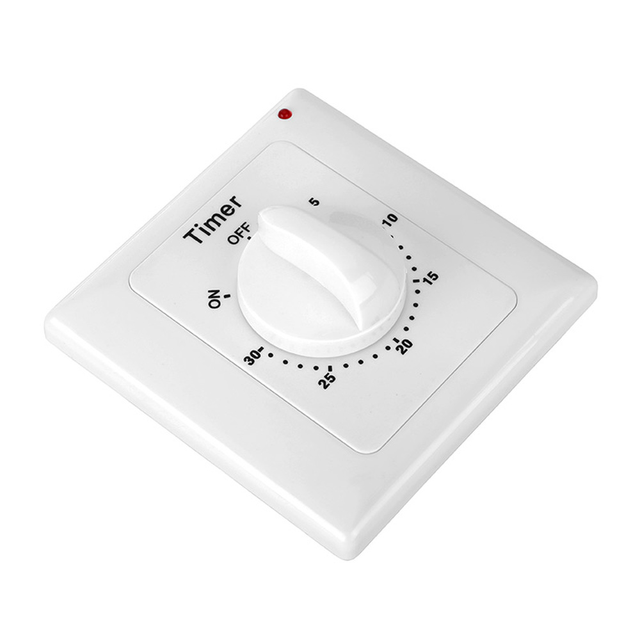 Time Switch Light Switch Sockets Mechanical Timer 220V 2000W White CCC Certified Control Switch Socket Cover Plate Home