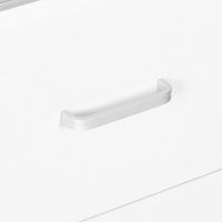 AJUNION Bureau d'étude moderne Table d'ordinateur Bureau de jeu pour Gamer Table de jeu avec station de charge Bureau en bois blanc