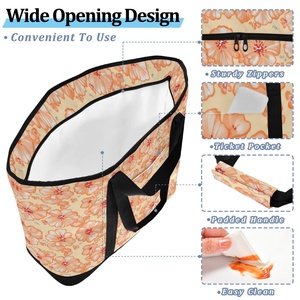 Hawaii Patterns Portable Lunch Bag Food Thermal Lunch Tote Oxford Cloth Cooler Bag Insulated Large Picnic Bag - Product Image 6