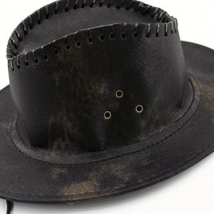 Spring Summer Autumn Solid Color Vegan Suede Cowboy Hat Beach Travelling Fedora Hat for Women Men <b>Sun</b> <b>Shade</b> - Product Image 6