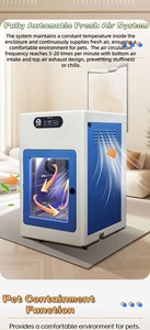 Séchoir professionnel pour animaux de compagnie avec fonction de séchage automatique intelligente et air à haute vitesse - Product Image 4