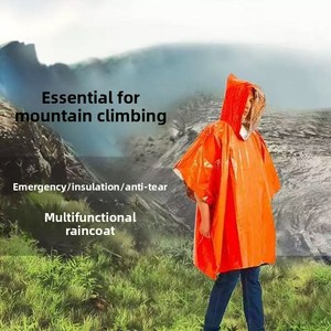 <span class=keywords><strong>Impermeable</strong></span> de Emergencia para Exteriores, Portátil, para Camping, Senderismo, Montañismo, Antihipotermia, <span class=keywords><strong>Manta</strong></span> Térmica <span class=keywords><strong>Impermeable</strong></span> - Product Image 2