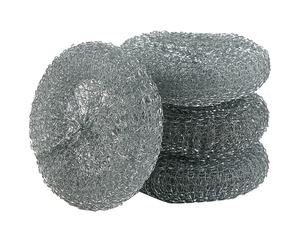 Cucina moderna pulizia di potere palle di argento acciaio zincato spazzole per la pulizia spugna in acciaio lavaggio - Product Image 4