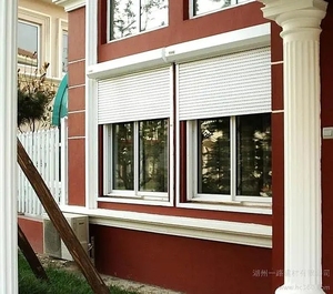 Tự động an ninh nhôm kim loại cán cuộn màn trập cửa sổ bão bão âm thanh bằng chứng Con lăn cửa chớp biệt thự sợi thủy tinh - Product Image 4