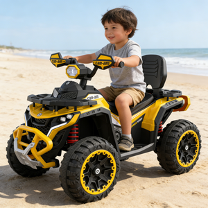<span class=keywords><strong>Quad</strong></span> électrique pour enfants <span class=keywords><strong>12V</strong></span> 7Ah, 4 roues motrices, 390*4 moteurs, télécommande 2.4G, avec lumières LED et musique - Product Image 2