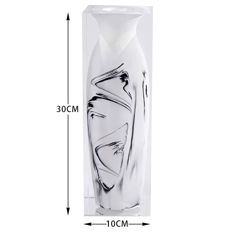 White flower Taibai bottle, 9*9*10cm