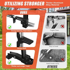 Easy Operation Lightweight Anti-Rust Stand up Weeder Hand Garden <strong>Tool</strong> <strong>Weed</strong> <strong>Remover</strong> - Product Image 4