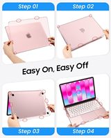 Coque rigide en plastique PC mat givré pour ordinateur portable Macbook Neo A3404 Air 13.6 Air 15 Pro 14 Pro 16 pouces M5 M4 M3 M2 M1