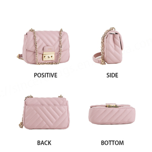 Bolsos de Mano de PU para Mujer, Diseño Personalizado, Mini Bolsos de Moda al por Mayor, Cierre de Cremallera, Forro de Poliéster, para Todas las Temporadas, Modelo Hecho en China, ODM OEM - Product Image 4