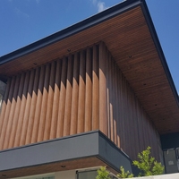 Panneaux de plafond à persiennes en aluminium modernes, légers, durables, ventilés, écologiques, sur mesure, OEM, pour hôtel