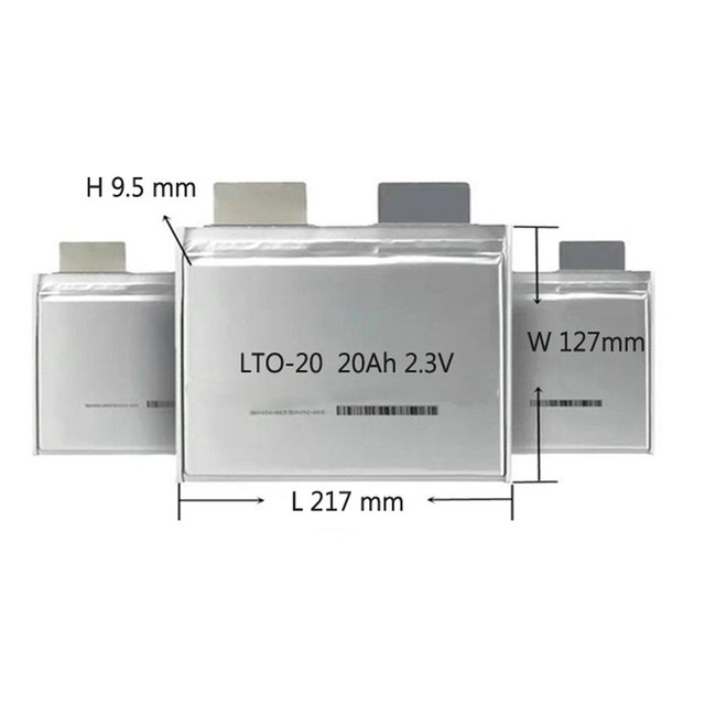 Best Price LTO Pouch Cells Rechargeable Polymer High Discharge Rate Lto Tape Lithium Titanate Battery for Solar Energy System