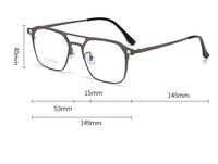 Lunettes de soleil à la mode 3 en 1 montures de lunettes magnétiques lunettes de vision nocturne interchangeables lunettes de soleil à pince polarisées en métal