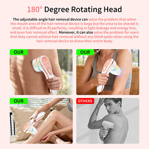 Depiladora Rotativa 510K con Enfriamiento de Zafiro, Depiladora Eléctrica Inalámbrica Portátil, Depilación Láser IPL Permanente e Indolora para el Hogar - Product Image 3