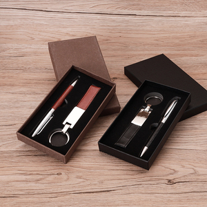 Set regalo con portachiavi e penna in metallo promozionale Design personalizzato <span class=keywords><strong>per</strong></span> uomini e donne in incontri d'affari - Product Image 2