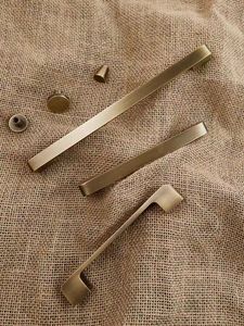 Penjualan Panas Gagang Pintu Lemari Gaya Sederhana Warna Perunggu, Gagang Kabinet Kuningan Antik Solid, Tarikan Lemari, Kenop Laci Bulat - Product Image 5