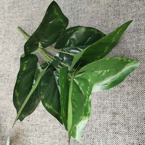 Feuilles de Monstera artificielles Queyiyi, 10cm-30cm, décoration murale végétale durable, décoration de Pâques - Product Image 4