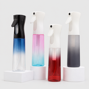 Bouteille pulvérisateur en plastique à dégradé de couleurs, pulvérisation fine, avec gâchette, pulvérisation continue, logo, accessoires de barbier, vaporisateur - Product Image 2
