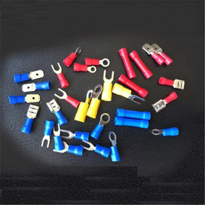 <strong>Supplier</strong> 520PCS <strong>Assorted</strong> European Insulated Electrical Wire <strong>Terminals</strong> Crimp Ferrule Connector <strong>Spade</strong> Ring Fork Set - Product Image 2