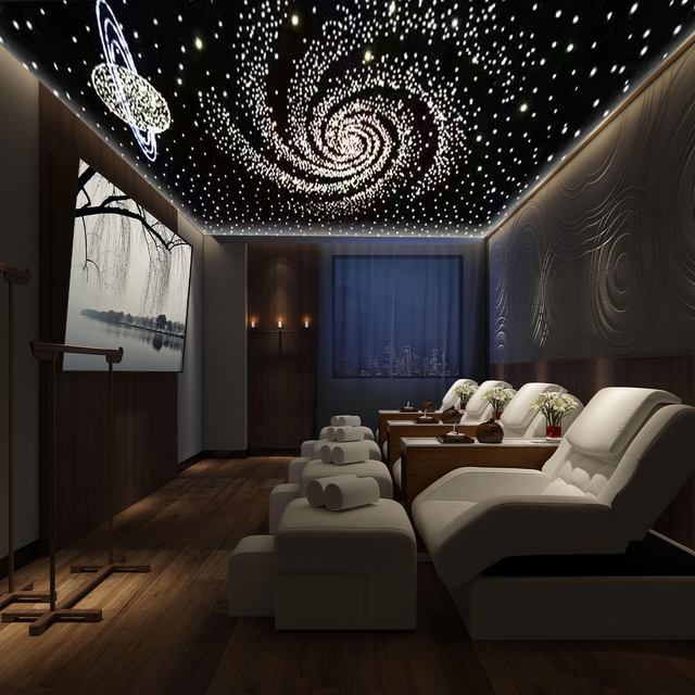 Small LED Fiber Optic Light for Home Decor Full Sky Star Ceiling for Living Room Bedroom Home Theater Sake Bar for Home Use