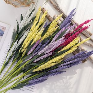 Fleur artificielle de lavande CallaFloral, branche unique en plastique, décoration intérieure, bouquet de mariage, style INS - Product Image 1