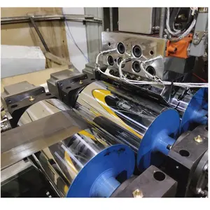 Machine à fabrication de feuille plastique, petite extrudeuse de feuille, v