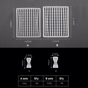 Chất lượng cao PP Stopper thiết bị đầu cuối giải quyết Mồi Câu Cá boilie cho cá chép Bass suối và hồ sông băng câu cá kỹ thuật - Product Image 2