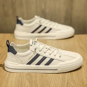 Luxe Merk Heren Hoogwaardige Casual Sneakers Lederen Herenschoenen Groothandel