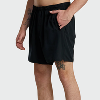 Shorts de sport pour hommes, extensibles dans 4 directions, séchage rapide, en nylon et élasthanne, respirants, imprimés, avec poches de course et entrejambe bas de 5 pouces