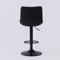 Tabourets de bar modernes en cuir, réglables et pivotants, durables, pour la maison, les bars, les hôtels, les hôpitaux, les salons et les centres commerciaux, avec structure en acier.