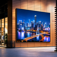 Layar LED Luar Ruangan P4 P6 P10 Kecerahan Tinggi yang Dapat Disesuaikan, Panel Iklan, Layar Digital Komersial untuk Pemasangan di Dinding