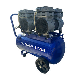 Furstar 750w * 2 50l שמן שקט מדחסים אוויר בוכנה קטנים 220v 60hz לחץ גבוה נייד לסדנת הבית - Product Image 3