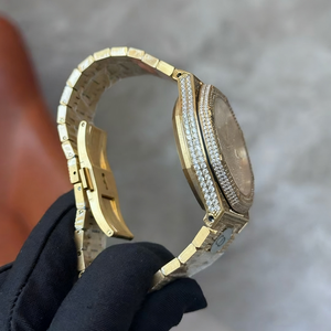 Sıcak Satış Otobüs Şeklinde Moissanit Hip Hop Saati Elmas Test Cihazından Geçti Otomatik Kurmalı - Product Image 5