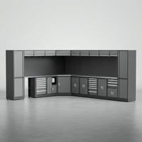 Armoire à outils professionnelle en acier laminé à froid robuste, solution de rangement pour garage OEM/OBM, combinaison pour atelier de réparation automobile