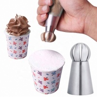 3-teiliges Set Spritztüllen für Kuchen-Dekoration, DIY Backzubehör für Sahne und Buttercreme