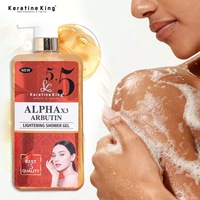 Gel Douche Éclaircissant Alpha X3 Arbutin 1000ml avec Extrait de Carotte pour Peaux Foncées
