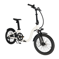 Vélo électrique pliable 20 pouces en alliage d'aluminium, moteur arrière 250W, vélo de banlieue urbain portable, E-Bike, directement de l'usine OEM