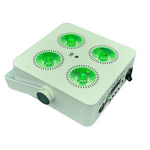 ไฟดิสโก้ LED สำหรับงานแต่งงาน 4*18w RGBWAUV 6IN1 แบตเตอรี่ไร้สาย ไฟพาร์แคนไร้สาย ไฟ LED ไร้สายสำหรับเวที - Product Image 2