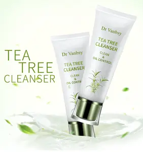 自有品牌天然控油茶树洗脸纯精油敏感肌肤洗脸植物动力护肤