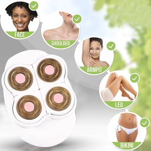 Depiladora Eléctrica Recargable de Oro de 18K, Máquina de Depilación en Seco y Húmedo para Rostro, Cuerpo, Piernas y Área del Bikini - Product Image 1