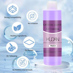 KUDAN 500ml flacone liquido acrilico ad asciugatura rapida EMA/EMM per sistemi di unghie in polvere acrilica Private Label - Product Image 1