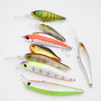 Umpan Ikan Tiruan ABS River Road Sub-bait Embryo Body Bionic Rock Floating Water, Umpan Keras Simulasi Terendam dengan Kait