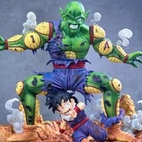 Figurine GK en PVC à assembler, scène Rival Battle Piccolo protégeant Gohan, modèle décoratif tendance