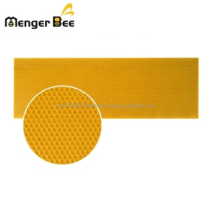 Customizable Wax Coating Medium Yellow Plastic Granulated Beeswax <b>Foundation</b> Bee Honeycomb Pale - Product Image 3