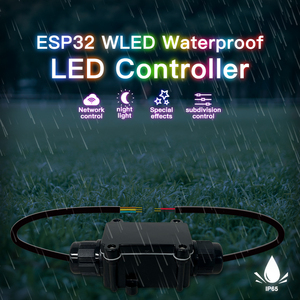 Controlador LED Inteligente ESP32 <span class=keywords><strong>WLED</strong></span> IP65 a Prueba de Agua, Control por Aplicación, Sincronización de Música por Píxeles SPI, Controlador de Tiras LED de Color de Ensueño para Exteriores - Product Image 2