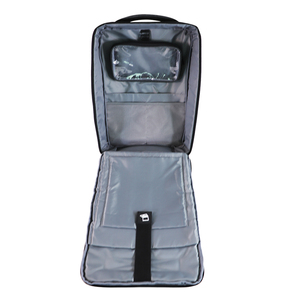 Minimalist Grey Tech <b>Backpack</b> – 180° Full Open Compartment, Dedicated Laptop Sleeve & Secure <b>Strap</b> System for Daily Commute - Product Image 5