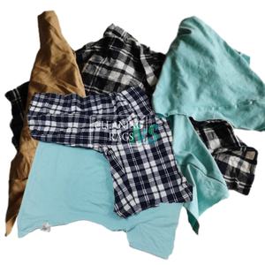 Trapos De Algodón 100 Altamente Absorbentes 10kg 25kg Paca De Trapo Industrial Tejido Multicolor 100% Trapos De Algodón Toallitas De Limpieza - Product Image 1