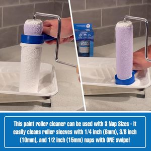1 confezione Touch Cup Roller Saver paper Roller Cleaner Tool per la casa Painting Painting boar Shark Tank raschiatore vista TV