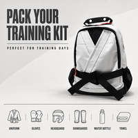 Sac de sport imperméable grande capacité pour arts martiaux, sac à dos durable pour entraînement de Taekwondo, Karaté, MMA