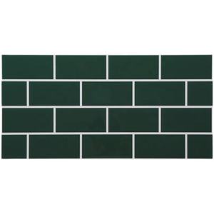 Azulejos de Pared de Cerámica de Color Verde Oscuro Nórdico, Azulejo de Cuadros para Pared de Cocina y Baño - Product Image 4