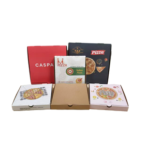 Cajas de Papel Corrugado Plegables de Grado Alimenticio, Impresión Offset, Ecológicas, para Comida para Llevar, Pizzerías, Contenedores para Restaurantes - Product Image 1